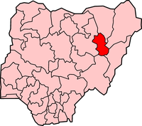 Map of Gombe State