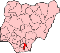 Map of Abia State