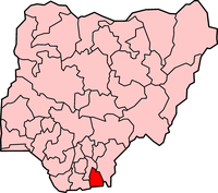 Map of Akwa Ibom State