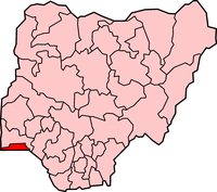 Map of Lagos State