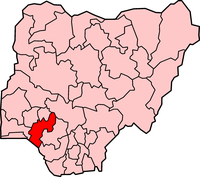 Map of Ondo State