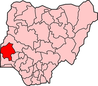 Map of Oyo State