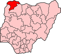 Map of Sokoto State