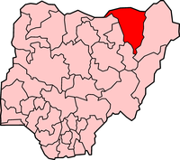 Map of Yobe State